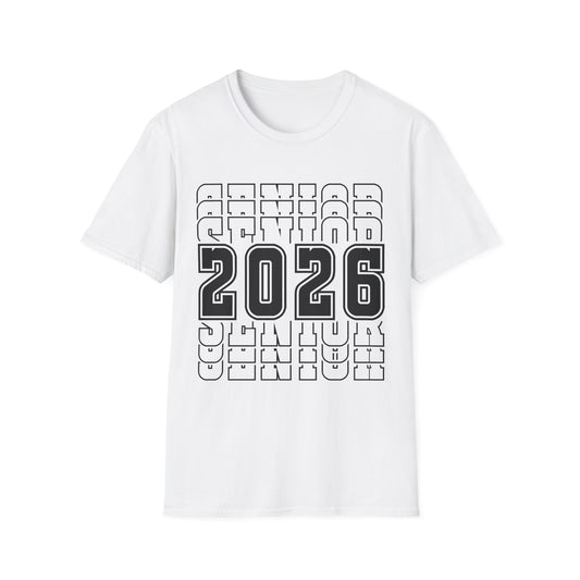 2026 Senior Unisex Softstyle T-Shirt, Graduation Tee, Class of 2026 Shirt, High School Senior Shirt, Comfortable Student Apparel, [...]