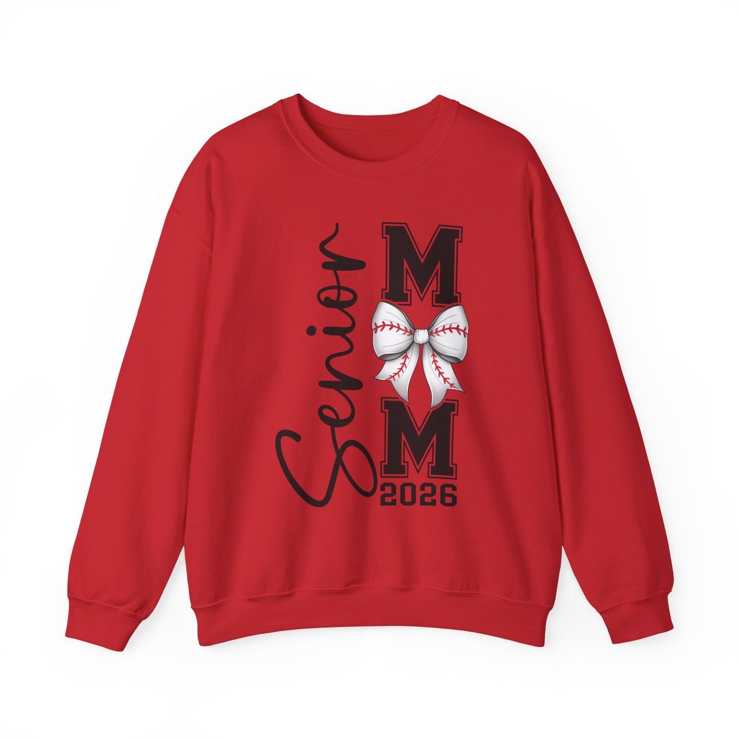 Senior Baseball Mom 2026 Crewneck Sweatshirt