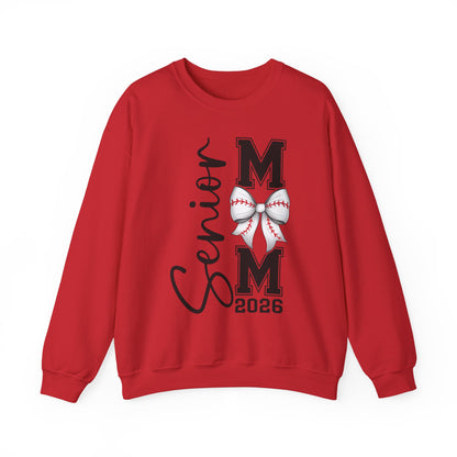 Senior Baseball Mom 2026 Crewneck Sweatshirt
