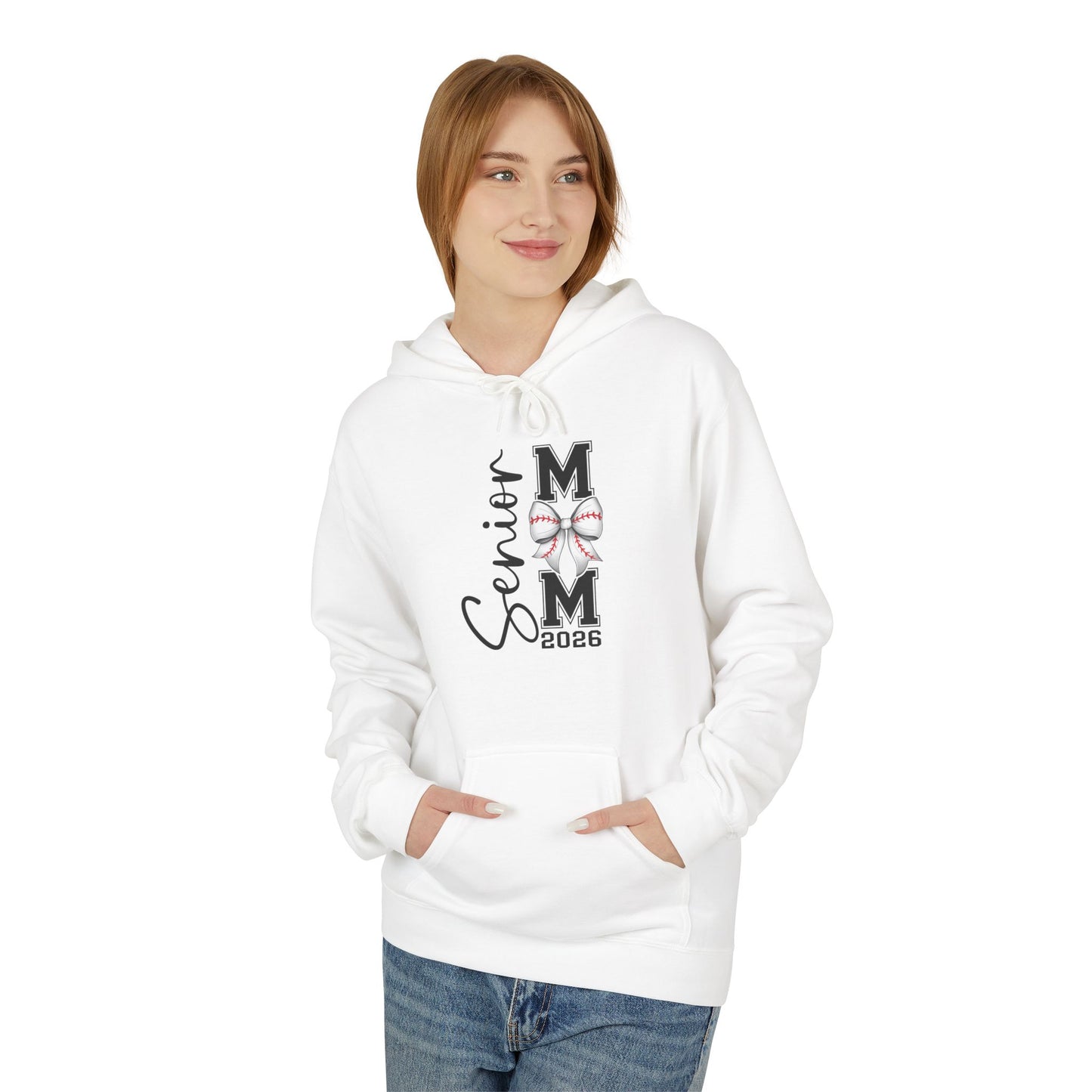 2026 Senior Baseball Mom Fleece Hoodie