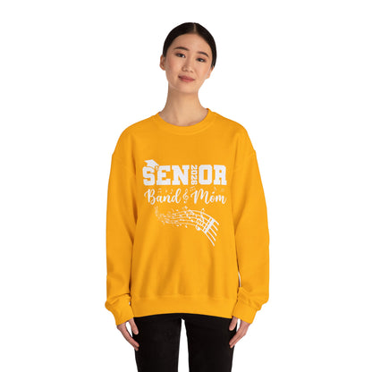 Senior Band Mom 2026 Sweatshirt, Music Lover Gift, Unisex Crewneck, Concert Apparel, Family Celebration
