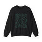 Christmas Doodle Line Festive Winter Crewneck Sweatshirt – Cozy Holiday Apparel for All Occasions, Perfect Gift for Christmas, Family Gatherings, Casual Outings