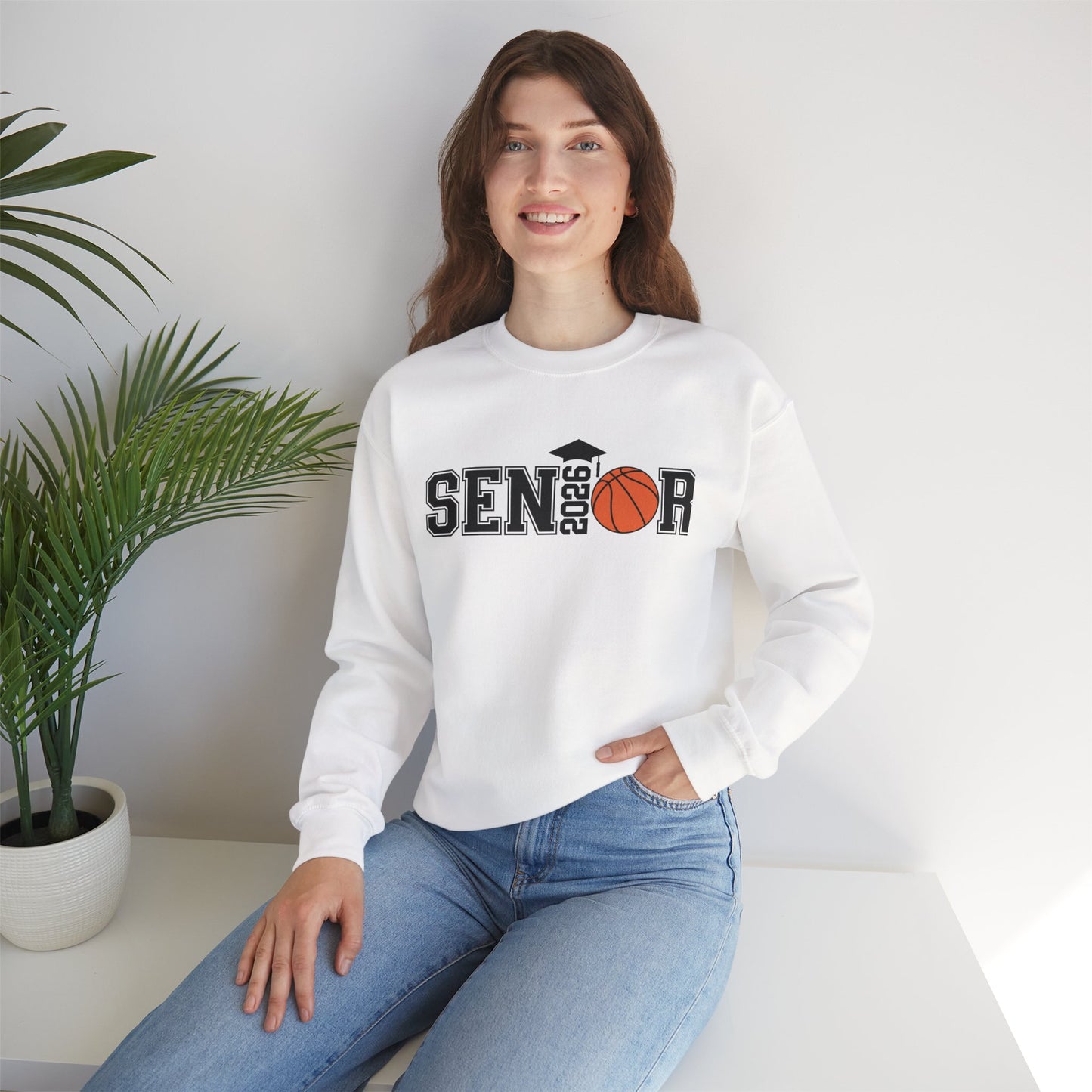 Senior Basketball  2026, Crewneck Sweatshirt