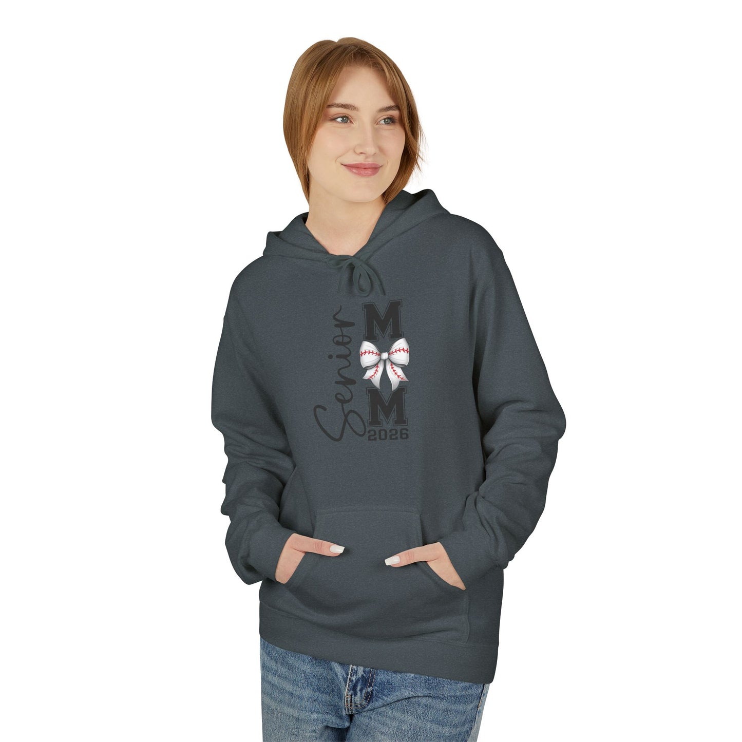 2026 Senior Baseball Mom Fleece Hoodie