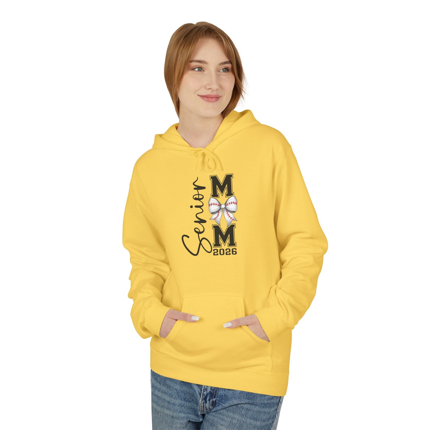 2026 Senior Baseball Mom Fleece Hoodie