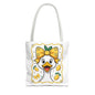Lemon-Themed Tote Bag, Cute Duck Design Tote, Summer Accessory, Gift for Her, Reusable Shopping Bag, Fun and Functional