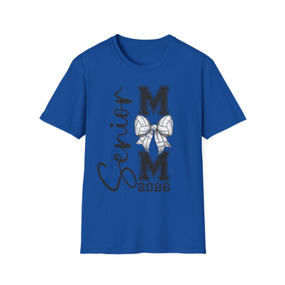 Senior Volleyball Mom 2026 Unisex Softstyle T-Shirt