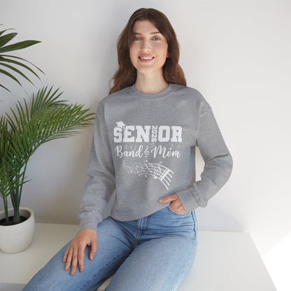 Senior Band Mom 2026 Sweatshirt, Music Lover Gift, Unisex Crewneck, Concert Apparel, Family Celebration