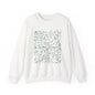 Christmas Doodle Line Festive Winter Crewneck Sweatshirt – Cozy Holiday Apparel for All Occasions, Perfect Gift for Christmas, Family Gatherings, Casual Outings