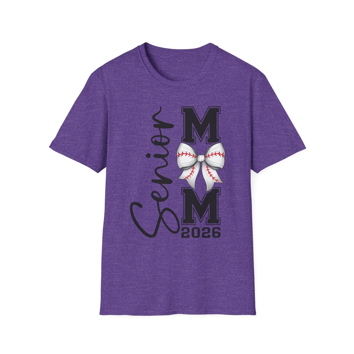 Senior Baseball Mom 2026 Unisex Softstyle T-Shirt