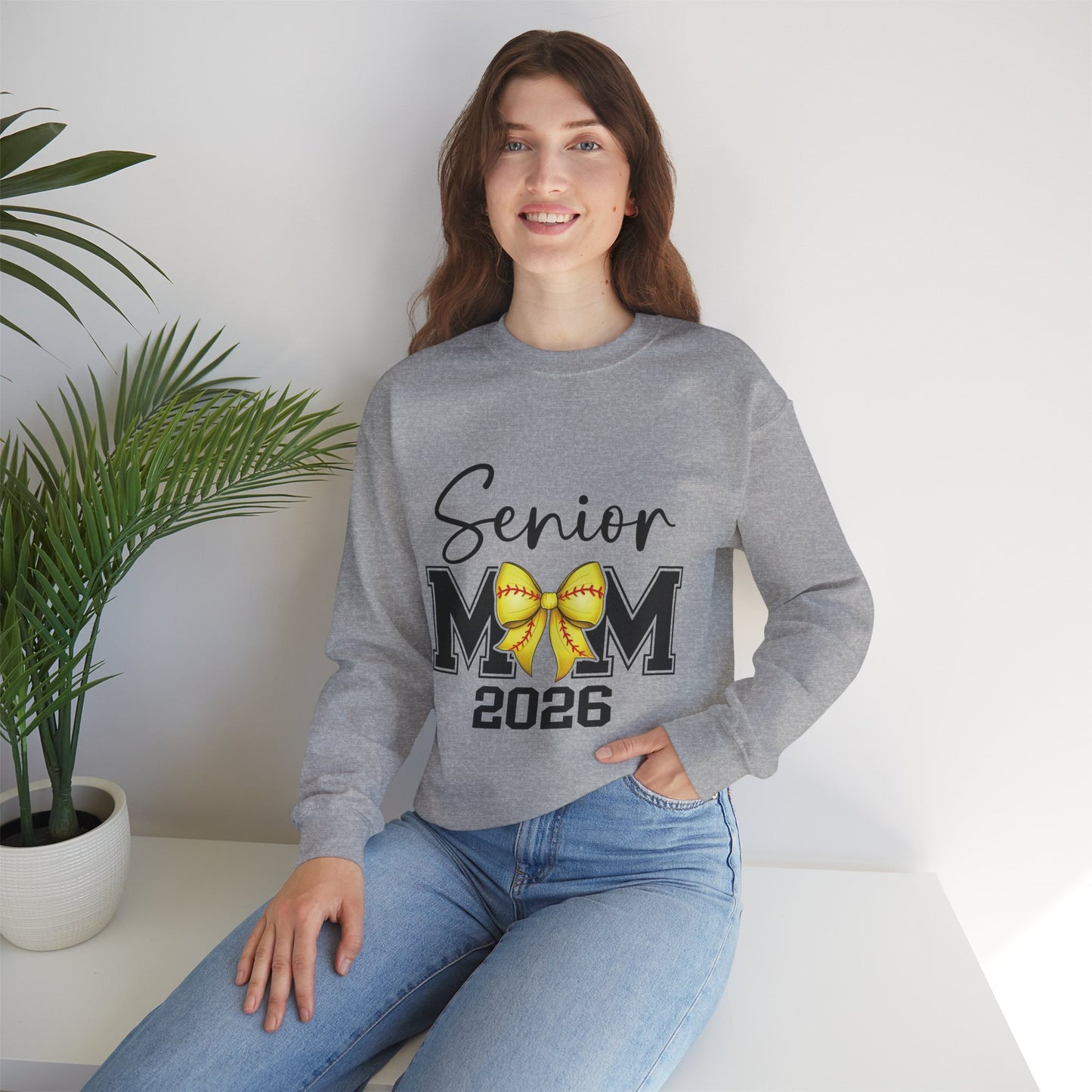 Senior Softball Mom 2026 Sweatshirt