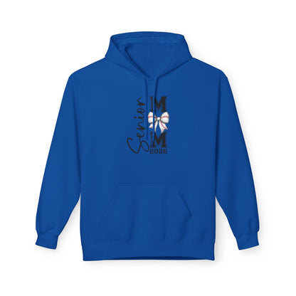 2026 Senior Baseball Mom Fleece Hoodie