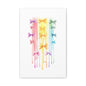 Colorful Bow Decor Canvas Print Wall Art