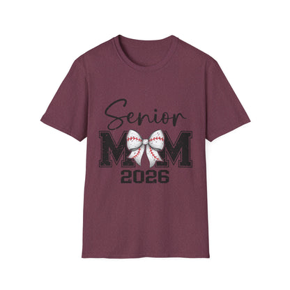 Senior Mom 2026 Baseball T-Shirt