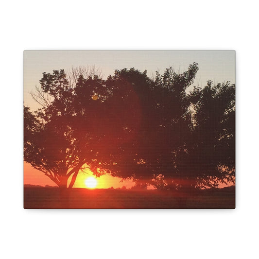 Sunset Serenity Canvas Wall Art, Relaxing Home Decor, Nature Print, Gift for Nature Lovers, Sunset Aesthetic, Art for Living Room