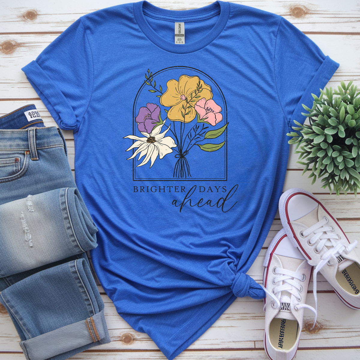 Bright Days Ahead Inspirational T-shirt