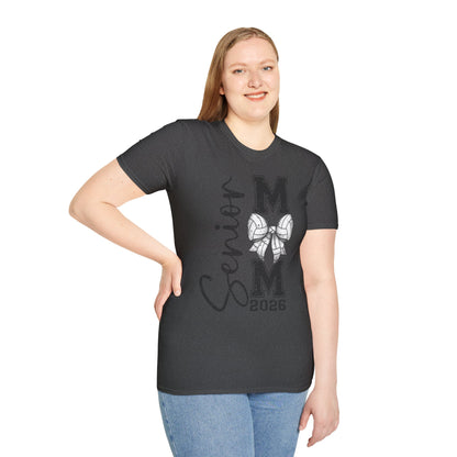 Senior Volleyball Mom 2026 Unisex Softstyle T-Shirt