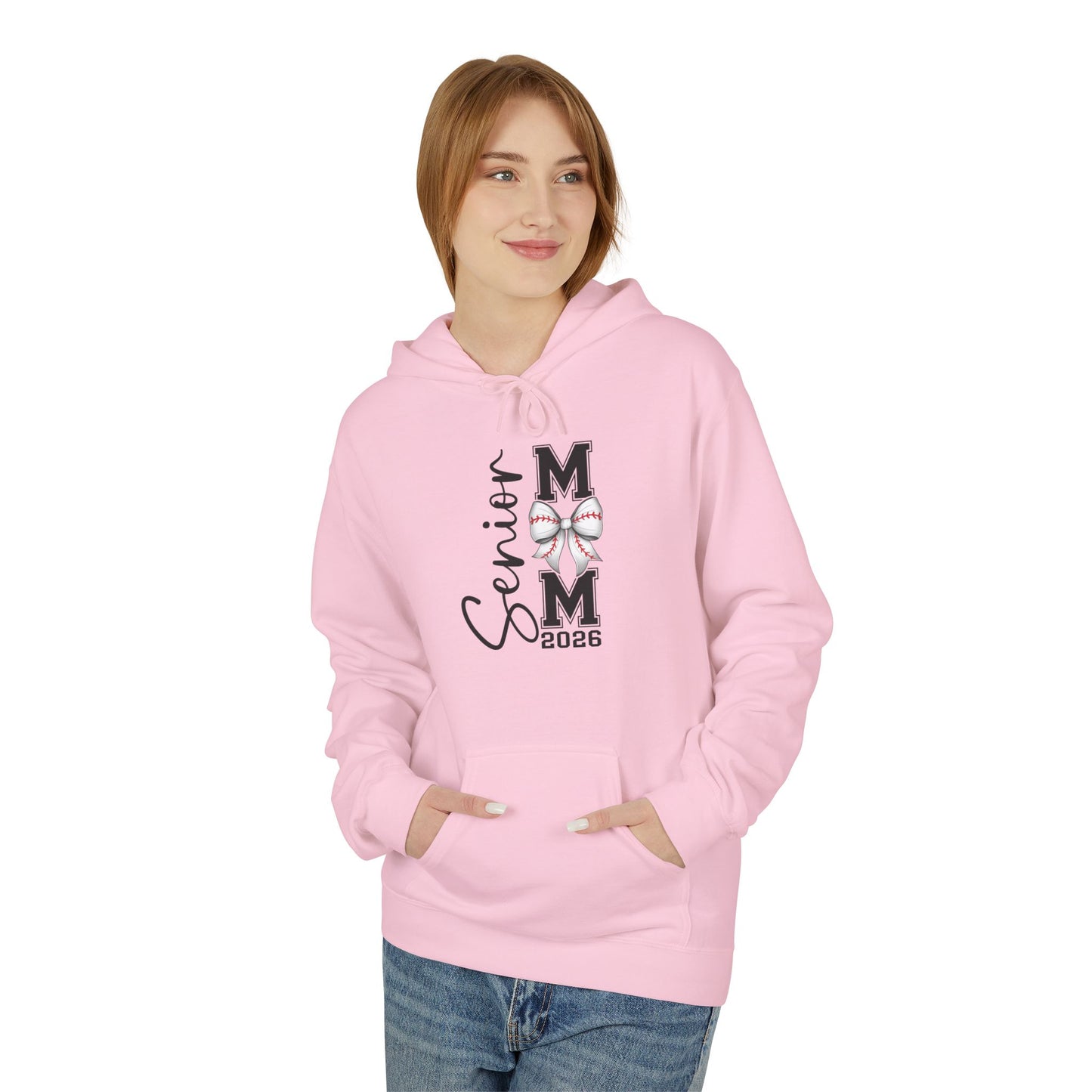 2026 Senior Baseball Mom Fleece Hoodie