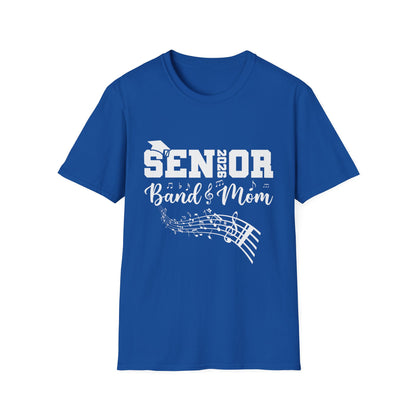 Senior Band Mom 2026 T-Shirt, Unisex Softstyle