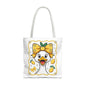 Lemon-Themed Tote Bag, Cute Duck Design Tote, Summer Accessory, Gift for Her, Reusable Shopping Bag, Fun and Functional