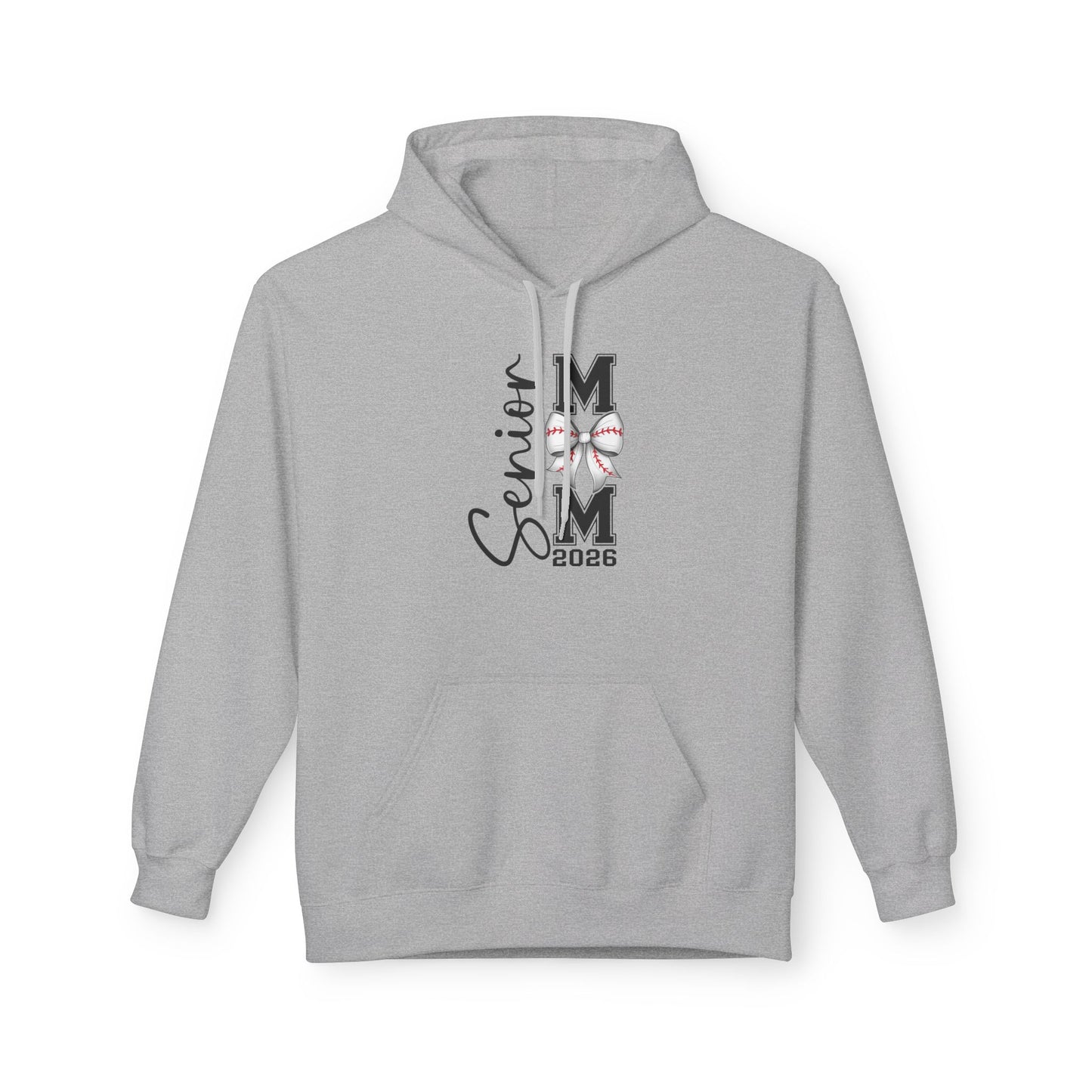2026 Senior Baseball Mom Fleece Hoodie