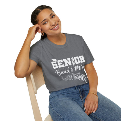 Senior Band Mom 2026 T-Shirt, Unisex Softstyle