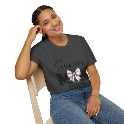 Senior Mom 2026 Baseball T-Shirt