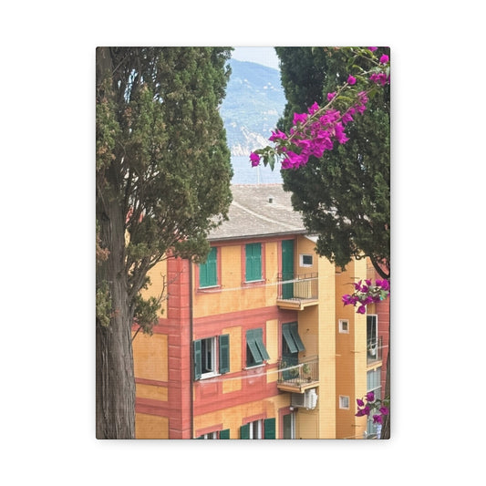 Italian Home and Country SideMatte Canvas Wall Art, Floral Home Decor, Artistic Stretched Canvas, Botanical Print, Modern Wall Decor