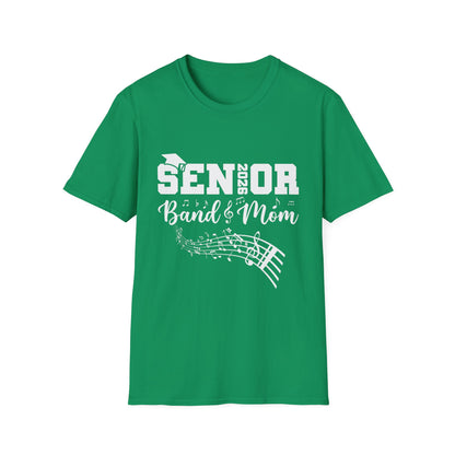 Senior Band Mom 2026 T-Shirt, Unisex Softstyle