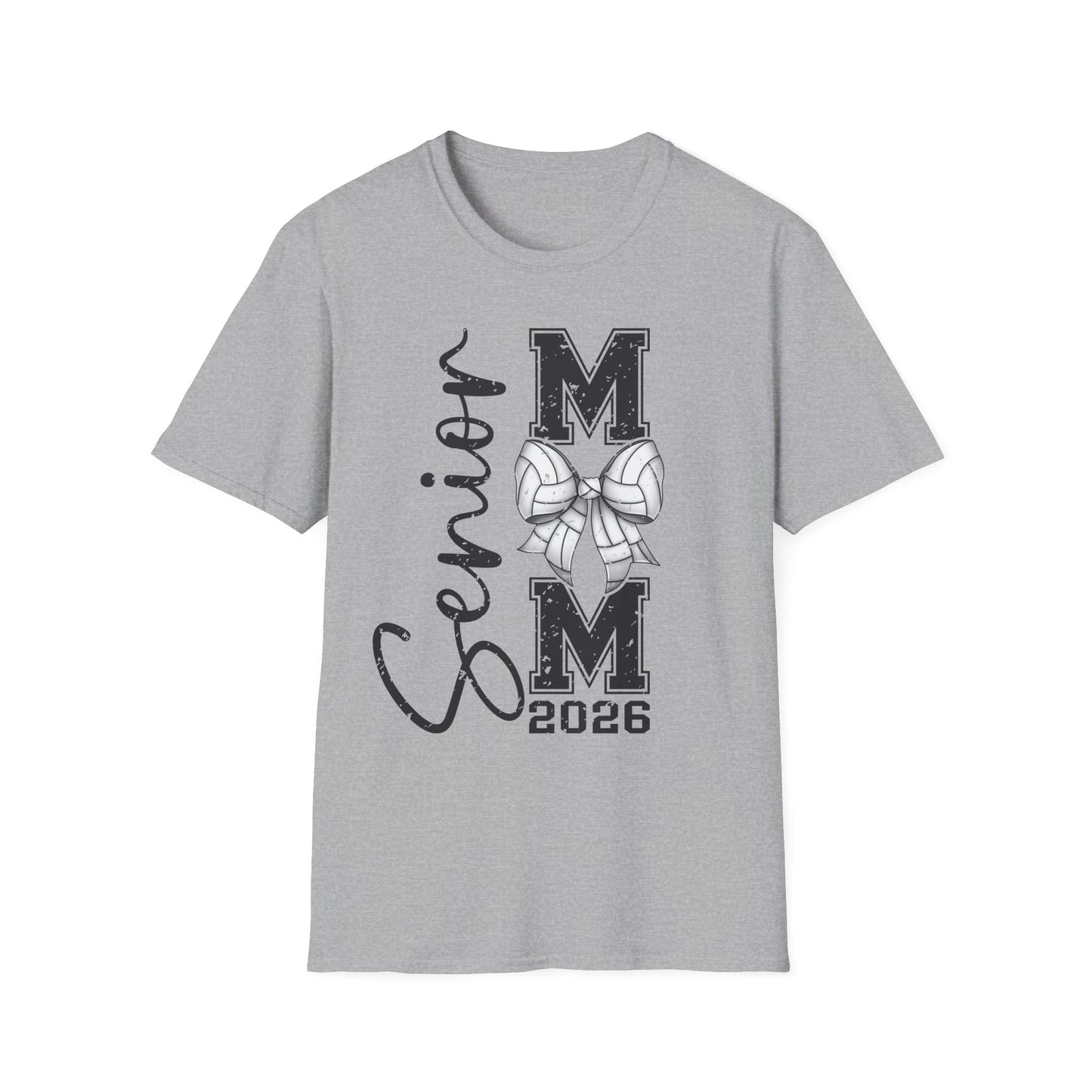 Senior Volleyball Mom 2026 Unisex Softstyle T-Shirt