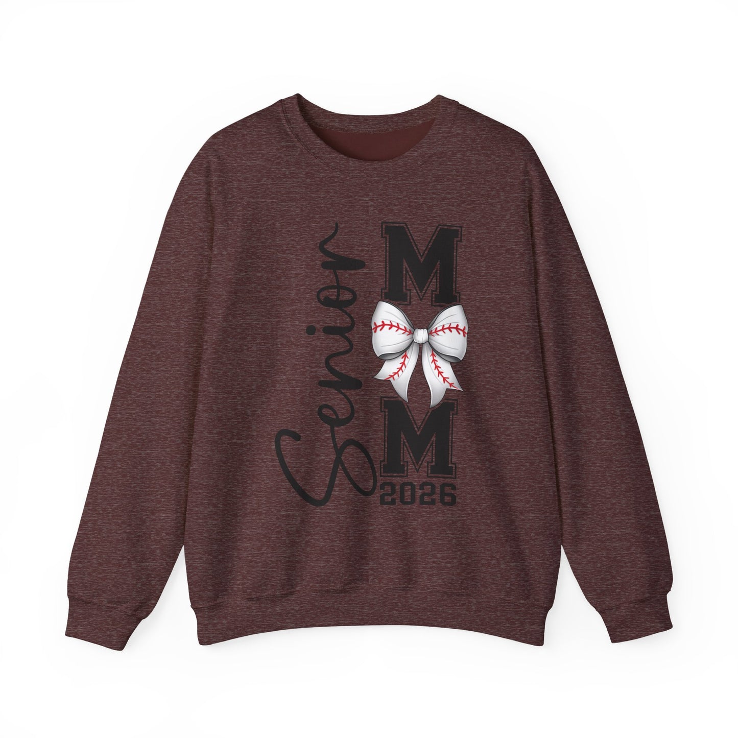 Senior Baseball Mom 2026 Crewneck Sweatshirt