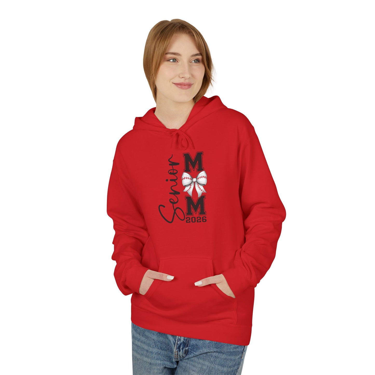 2026 Senior Baseball Mom Fleece Hoodie