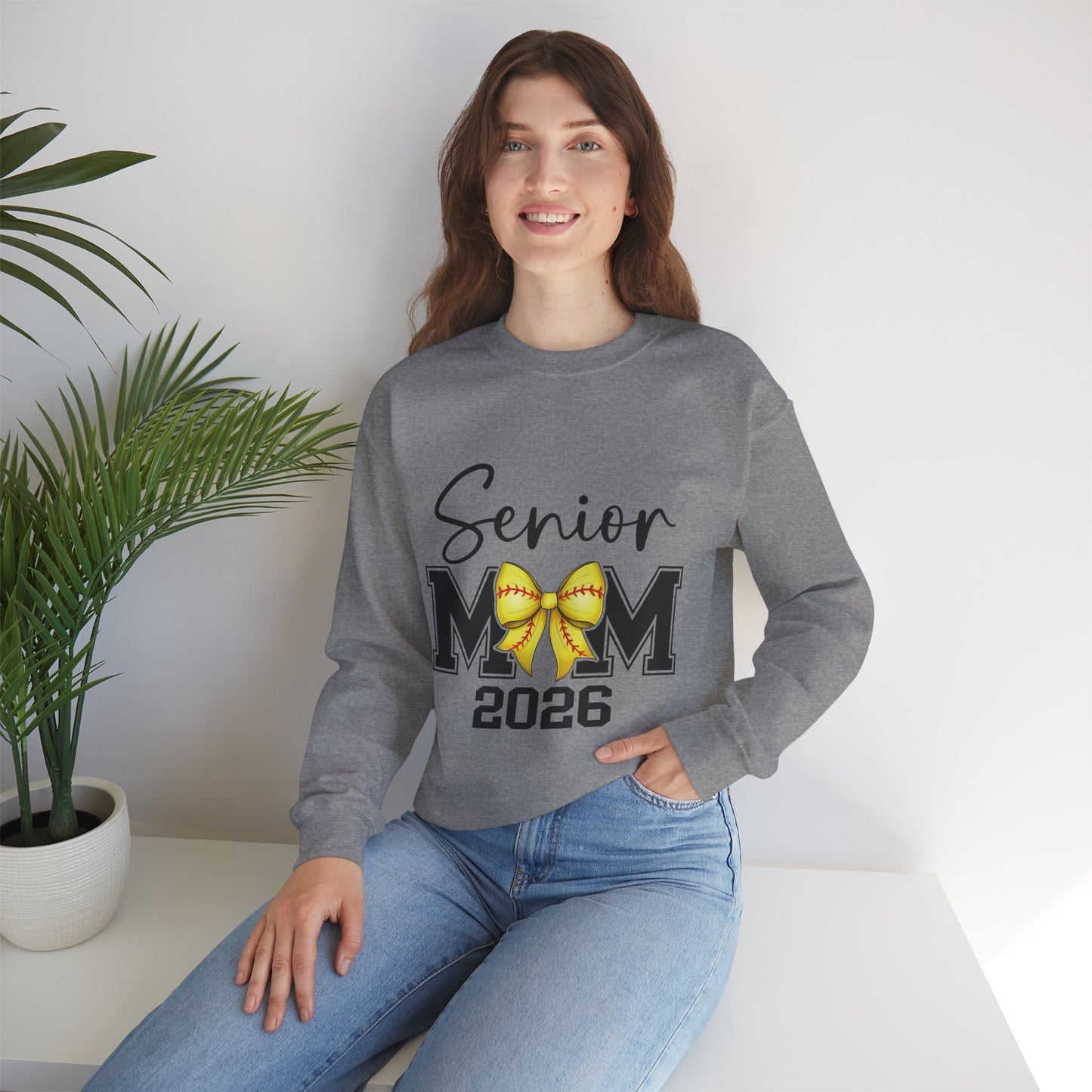 Senior Softball Mom 2026 Sweatshirt