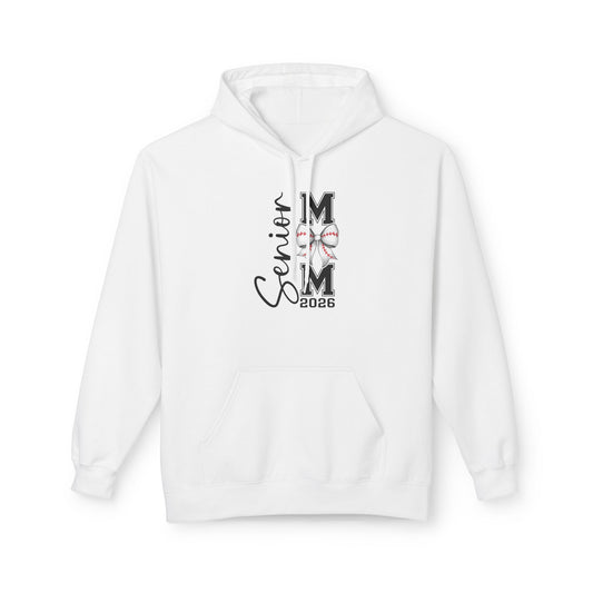 2026 Senior Baseball Mom Fleece Hoodie